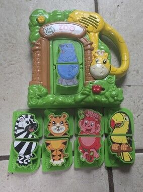 Leap Frog Zoo Animals Fridge Magnets Sound Tested & Works Rare 100% Complete Set